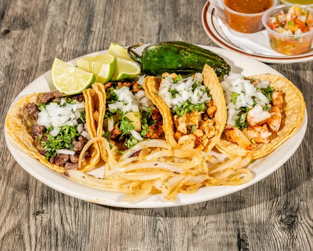 (2) Tacos al Carbon.